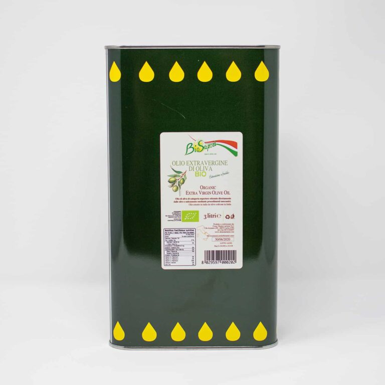 Huile d'olive extra vierge 3 litres BIO