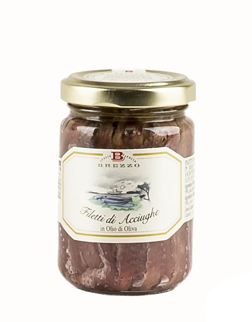 Filet d'anchois à l'huile d'olive