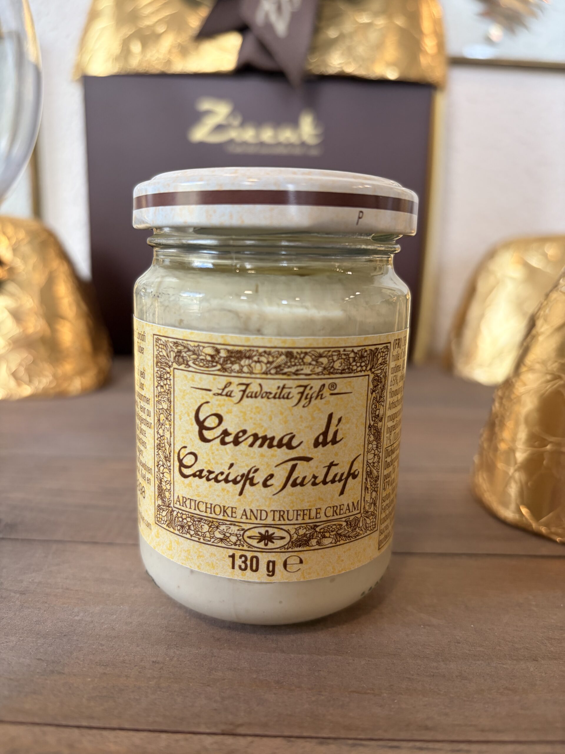 Crème d'artichauts à la truffe