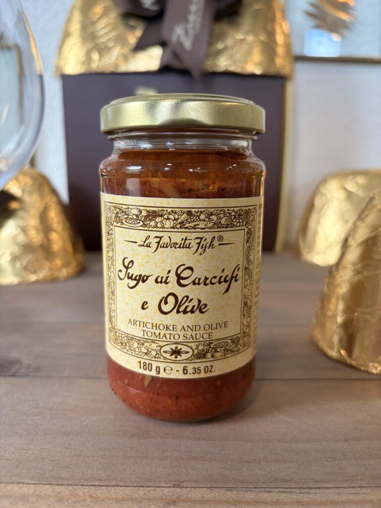 Sauce artichauts et olives