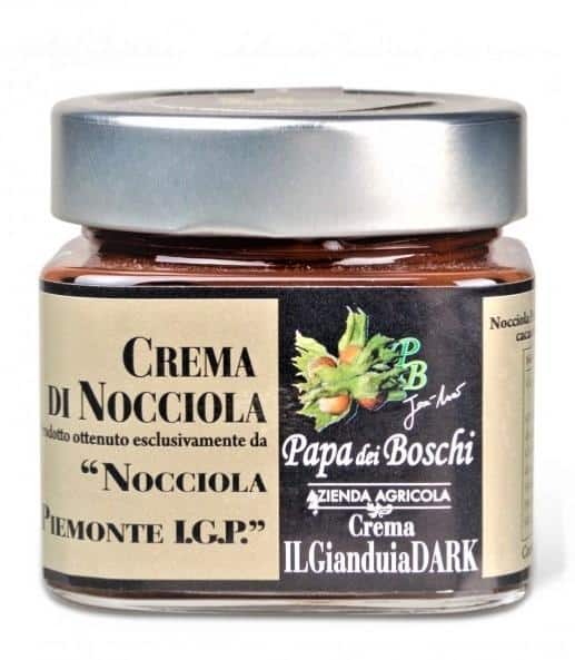 Pâte à tartiner "La Dark" CREMA DI NOCCIOLA PIEMONTE IGP Chocolat noir