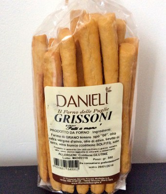 Grissoni à l'huile d'olive