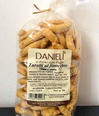 Taralli aux graines de fenouil
