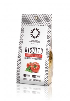 Risotto tomate et basilic