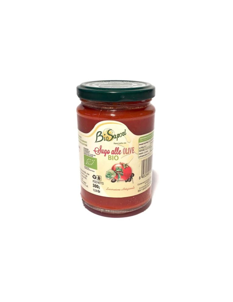 Sauce tomate et olives - BIO